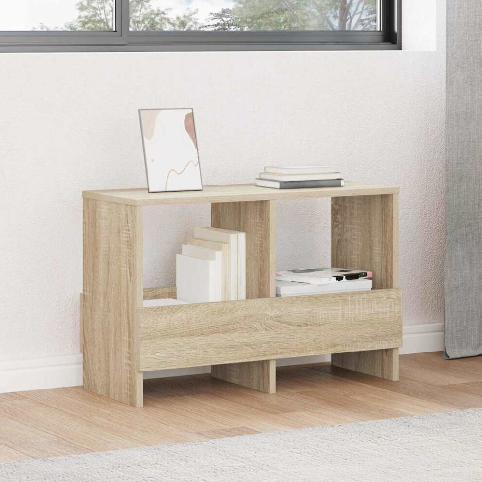 Vidaxl Magazine Rack Sonoma Oak 68.5 X 30 X 45 Cm