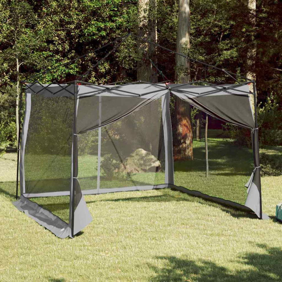 Vidaxl Inner Tent With Roof And 303 X 303 X 196 Cm Taffeta Grey/Orange