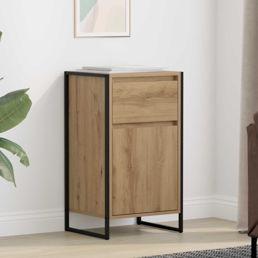 Vidaxl Sideboard Artisian Oak 43 X 36 X 75.5 Cm Engineered Wood