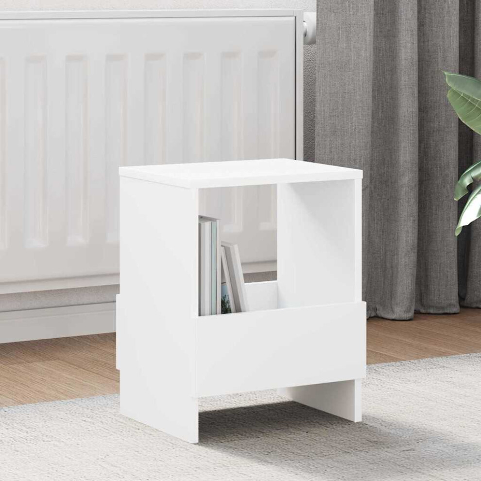 Vidaxl Magazine Rack 2 Pcs White 35 X 30 X 45 Cm
