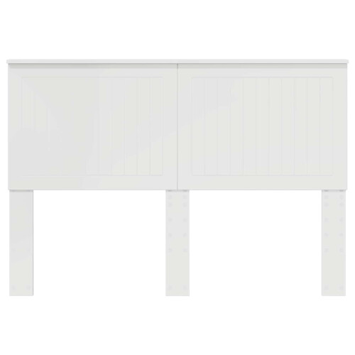 VidaXL vidaXL Headboard with Headboard Gloss White 140 cm Engineered wood