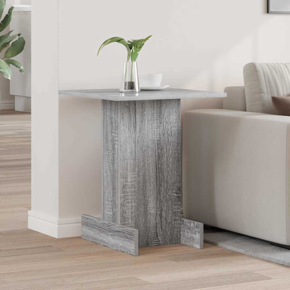 Vidaxl End Table Sonoma 44.5 X 45 X 55 Cm Engineered Wood Grey