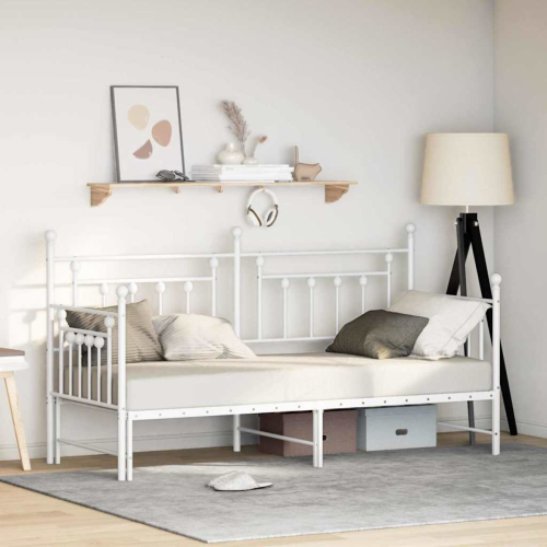 VidaXL vidaXL Daybed Frame White 80 x 200 cm Steel