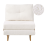 Beliani Single Sofa Bed JERSLEV Boucle Off-White 1