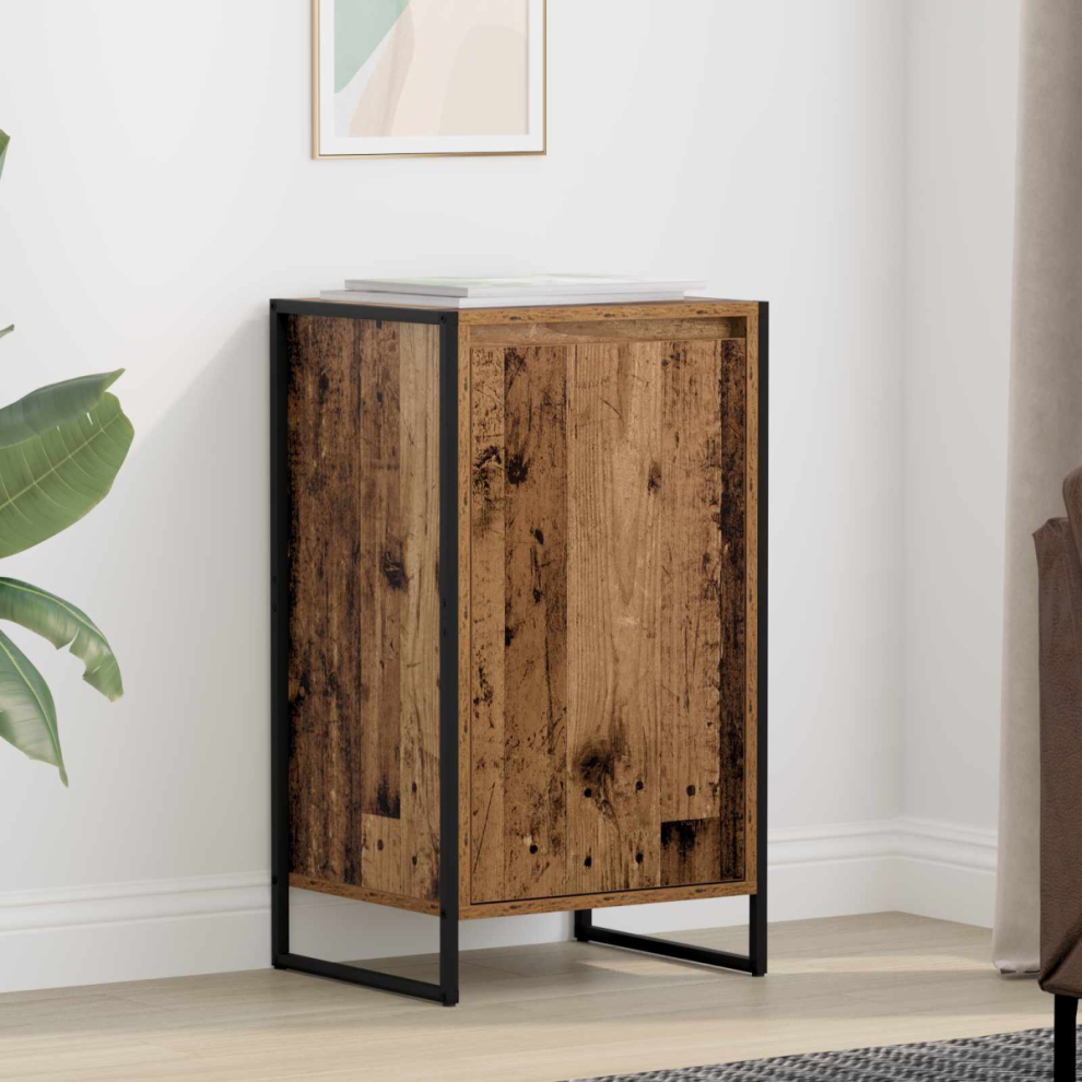 Vidaxl Sideboard Old Wood 43 X 36 X 75.5 Cm Engineered Wood