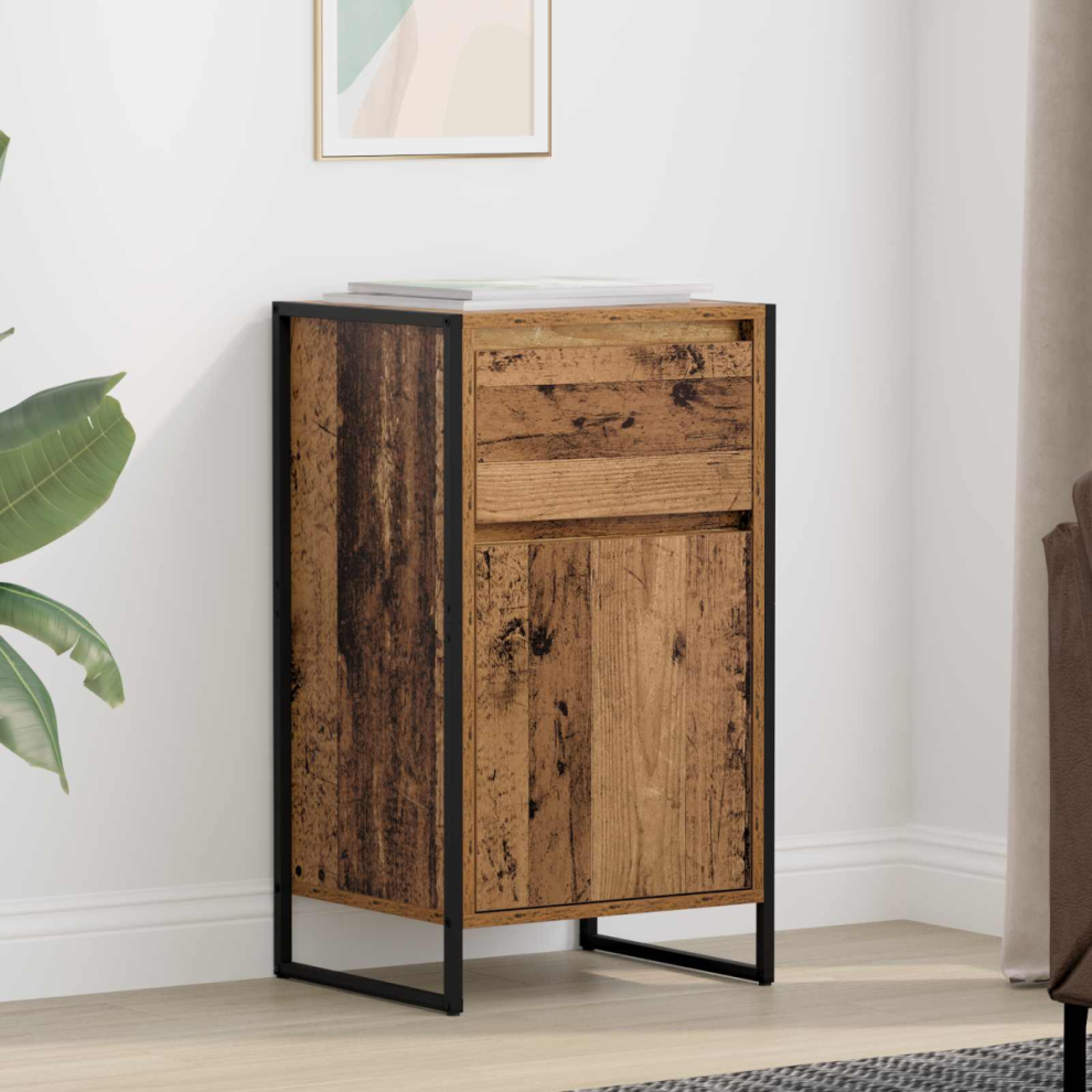 Vidaxl Sideboard Old Wood 43 X 36 X 75.5 Cm Engineered Wood