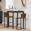 VidaXL vidaXL Standing Bar Table Engineered Wood 1