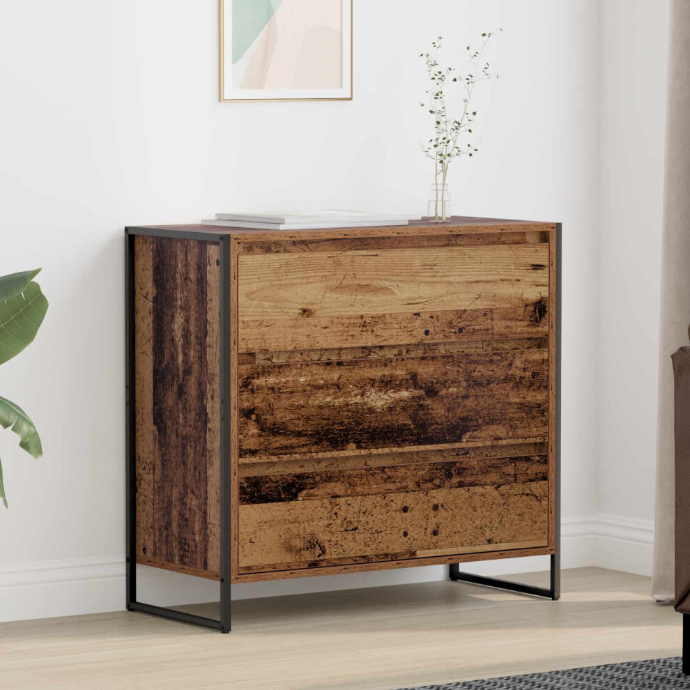 Vidaxl Sideboard Old Wood 79 X 36 X 75.5 Cm Engineered Wood