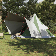 vidaXL Tipi Tent with Roof Green 510 x 690 x 330 cm Taffeta