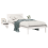 VidaXL vidaXL Bed Frame with Headboard White 90 x 190 cm Solid Pine Wood 2