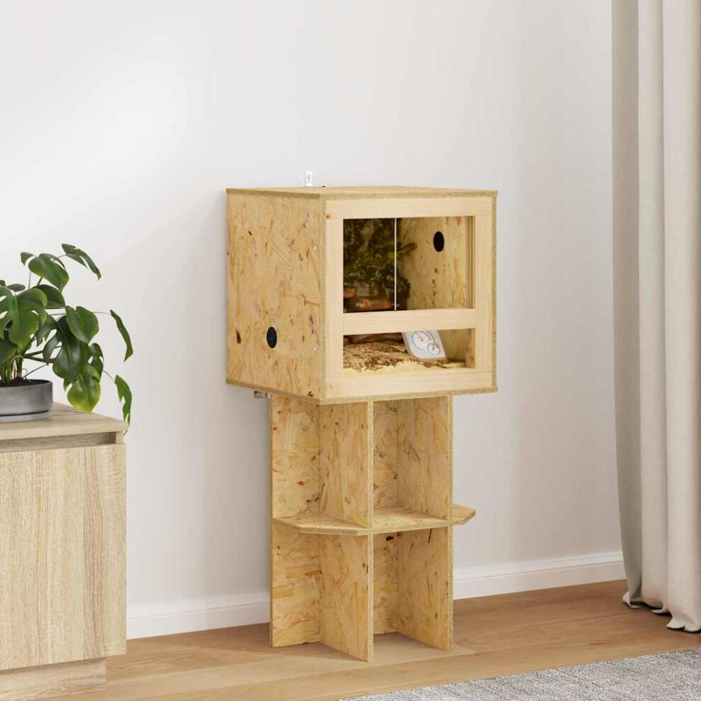 VIDAXL - Terrarium Base - 40 x 40 x 50 cm - Brown - Image 2