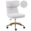 Beliani Desk Chair GRANBY Boucle Light Grey 1