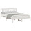VidaXL vidaXL Bed Frame with Headboard White 135 x 190 cm Solid Pine Wood 2