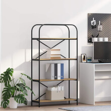 vidaXL Bookshelf Artisan Oak 80 x 30 x 146 cm Engineered wood