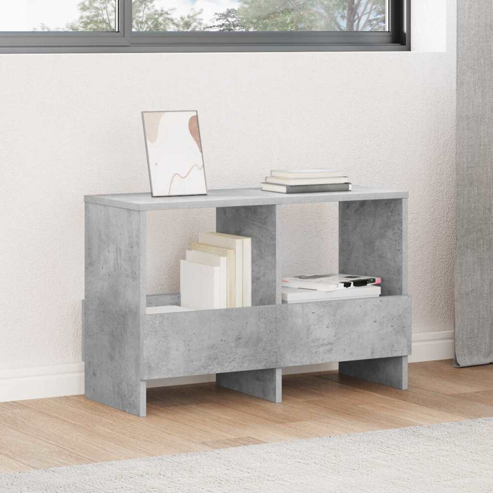 Vidaxl Magazine Rack Concrete 68.5 X 30 X 45 Cm Grey