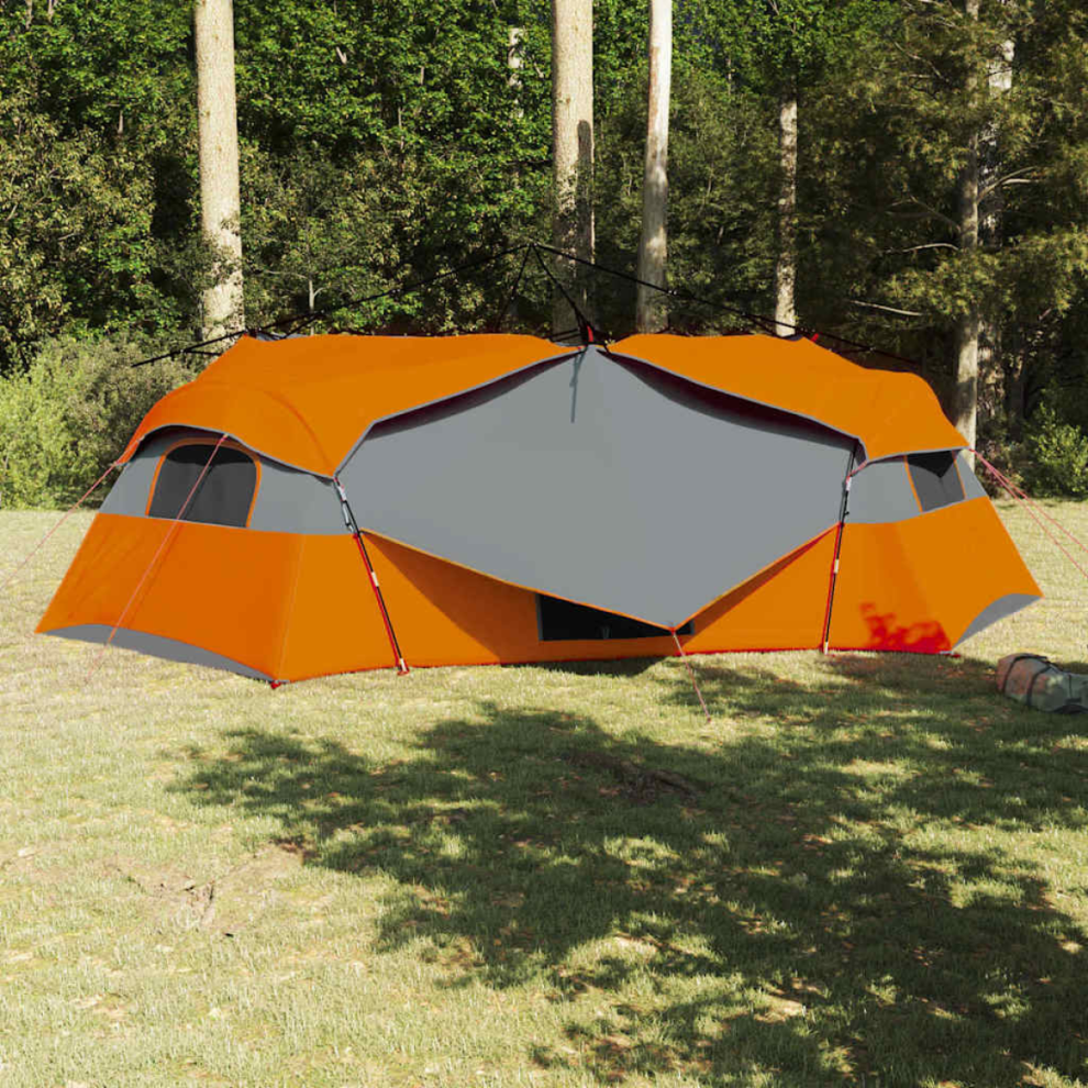 Vidaxl Inner Tent With Roof And 520 X 520 X 190 Cm Taffeta Grey/Orange