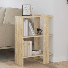 vidaXL Bookshelf Sonoma Oak 52 x 25 x 71.5 cm Engineered Wood