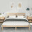 VidaXL vidaXL Bed Frame with Headboard Brown 160 x 210 cm Solid Pine Wood 3