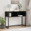 VidaXL vidaXL End Table Black Oak 100 x 36 x 75 cm Engineered Wood 1