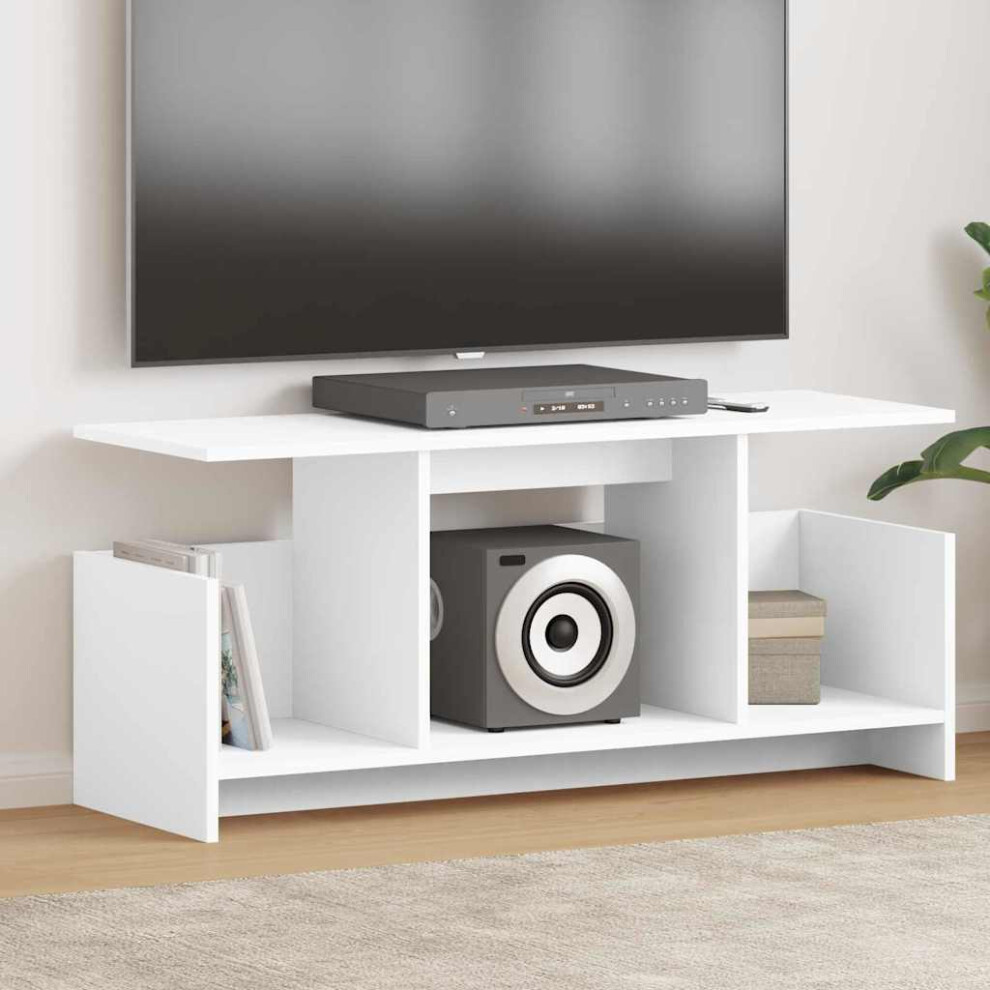Vidaxl Tv Stand 102 X 35 X 45 Cm Engineered Wood White