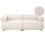 Beliani Sofa 3 Seater SALLA Boucle Off-White 1