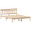 VidaXL vidaXL Bed Frame Brown 140 x 200 cm Solid Pine Wood 4