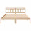 VidaXL vidaXL Bed Frame Brown 140 x 200 cm Solid Pine Wood 5