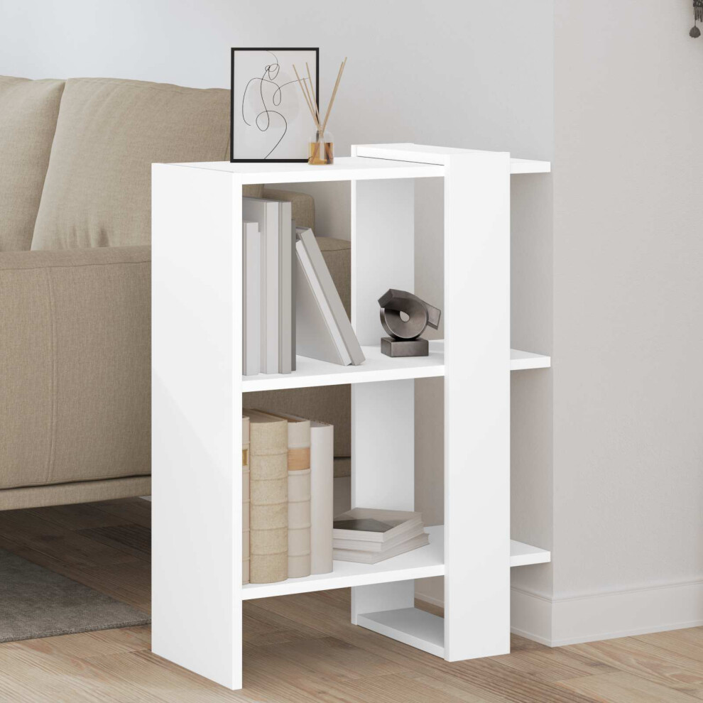 Vidaxl Bookshelf 52 X 25 X 71.5 Cm Engineered Wood White
