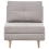 Beliani Single Sofa Bed JERSLEV Fabric Grey 1
