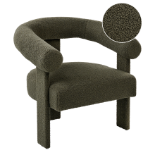 Armchair ILBRO Boucle Dark Green
