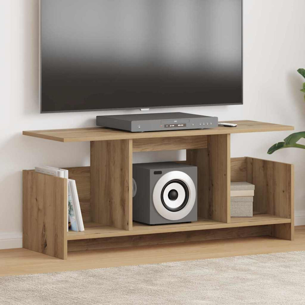 Vidaxl Tv Stand Artisan Oak 102 X 35 X 45 Cm Engineered Wood