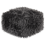 Beliani Pouffe CONROE Faux Fur Black 1
