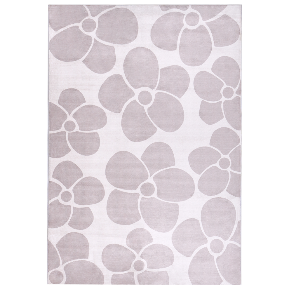 Beliani Rug Akyaka Beige 140 X 200 Cm