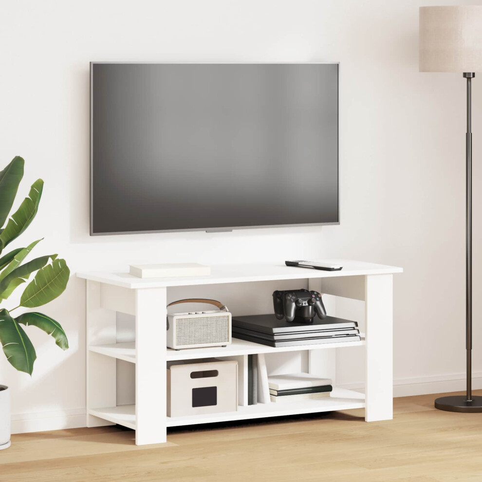 Vidaxl Tv Stand White 100 X 40 X 50 Cm