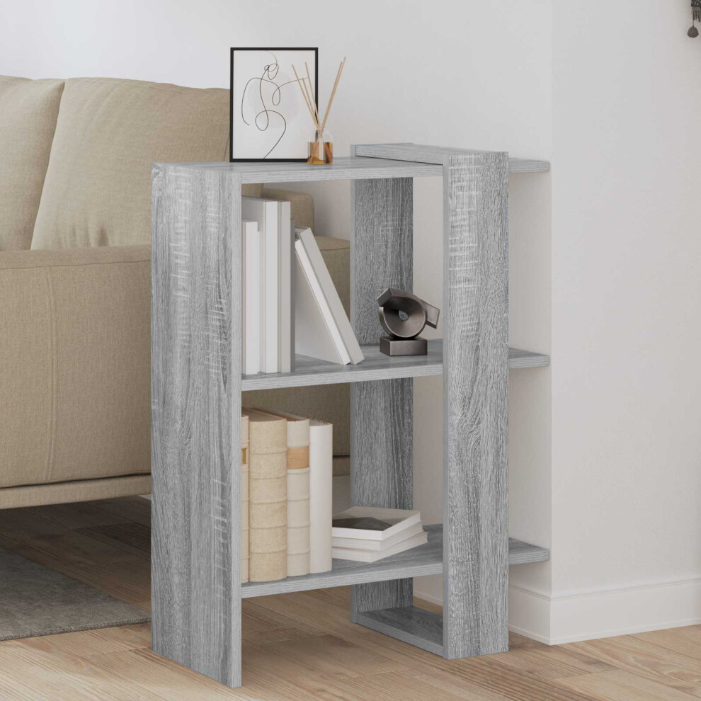 Vidaxl Bookshelf Sonoma 52 X 25 X 71.5 Cm Engineered Wood Grey