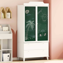 vidaXL Kreative Aufbewahrung für Kinder ROROS Weiß 90 x 45 x 180 cm