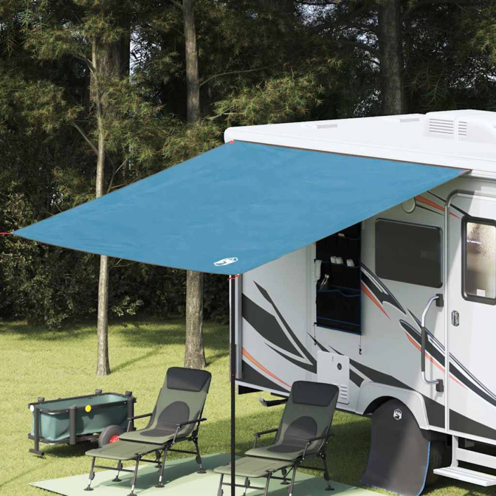Vidaxl Water Resistant Tarp With Roof Blue 240 X 300 Cm