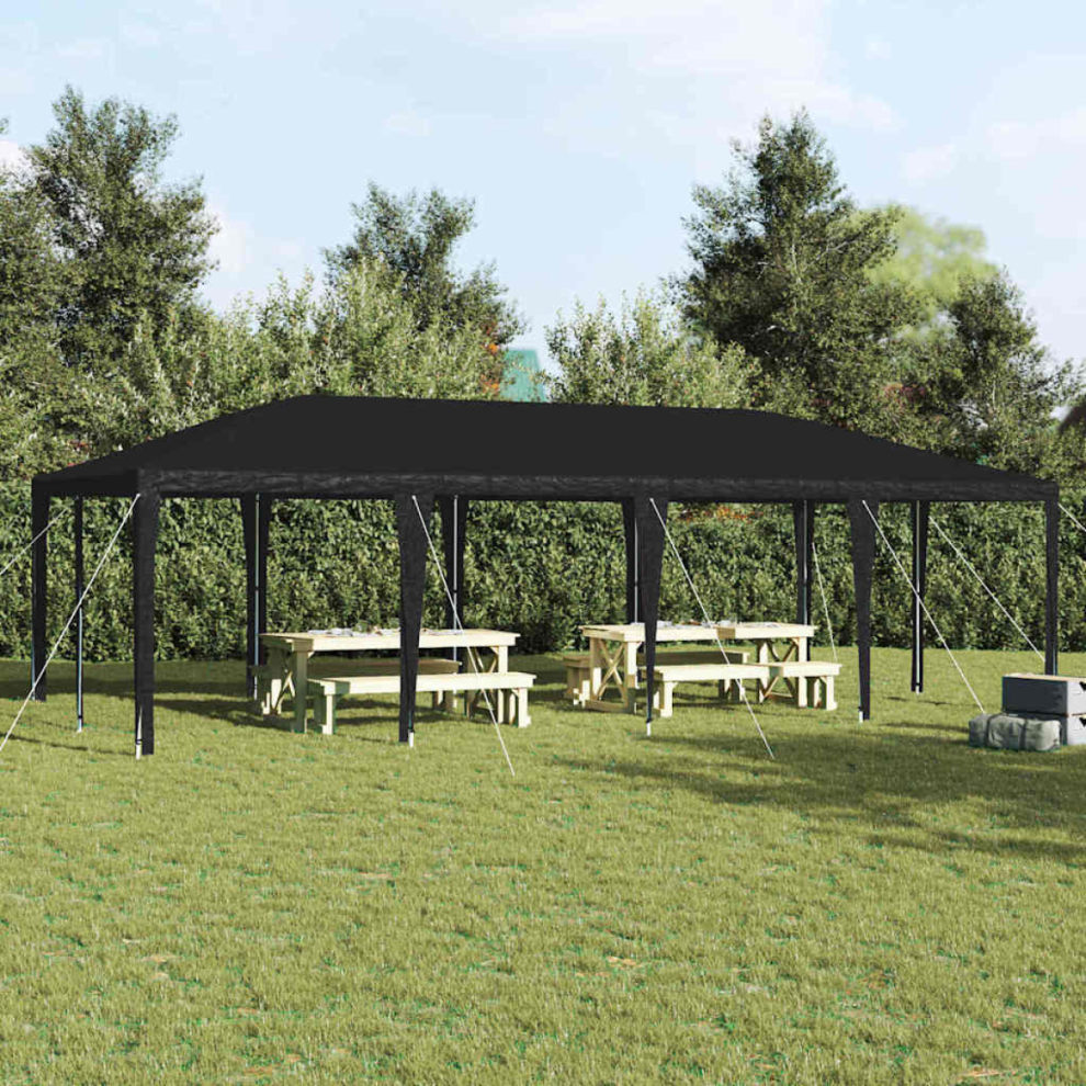 Vidaxl Party Tent Anthracite 800 X 400 X 266 Cm Polyethylene And Steel