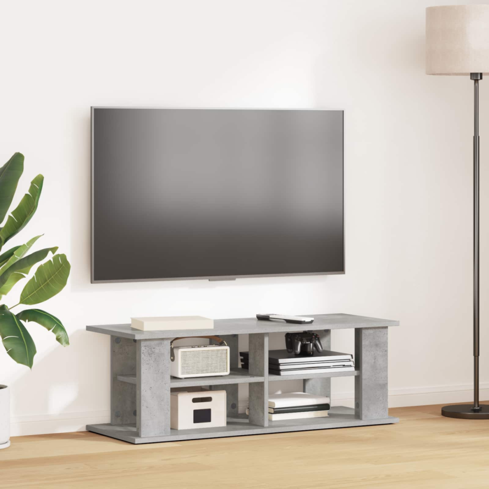 Vidaxl Tv Stand Concrete Grey 96 X 35 X 33.5 Cm