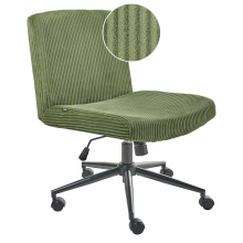 Desk Chair GEDDES Corduroy Green