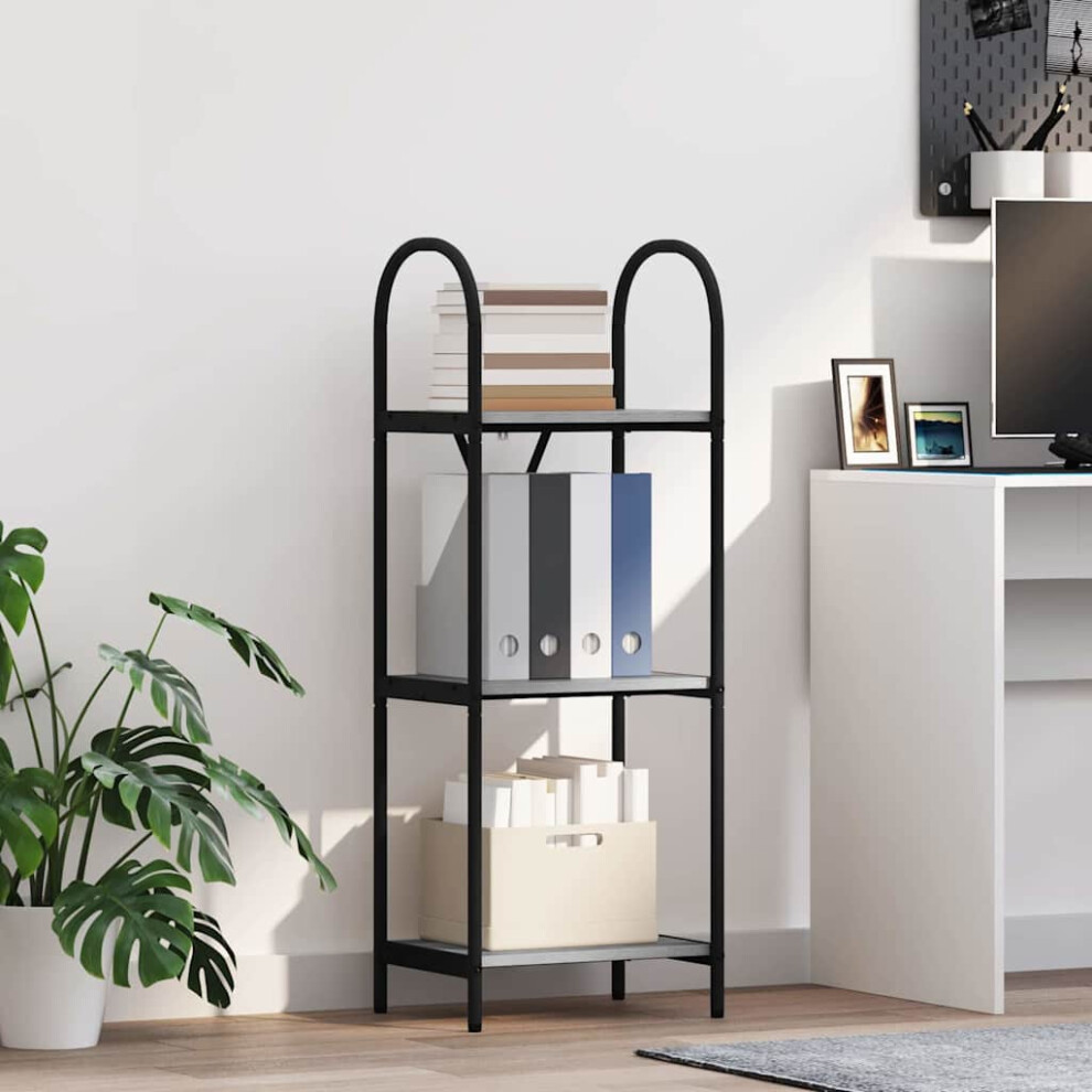 Vidaxl Bookshelf Sonoma 40 X 30 X 109 Cm Engineered Wood Grey