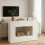 VidaXL vidaXL Console Table High Gloss White 101 x 29 x 74 cm Engineered Wood 1