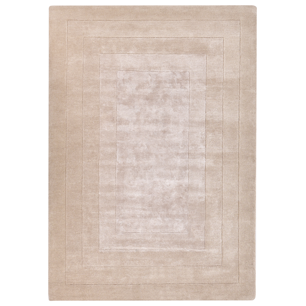 Beliani Rug Amado Beige 160 X 230 Cm Viscose Cream
