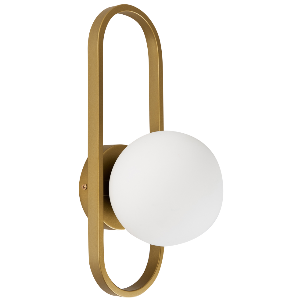 Beliani Wall Lamp Vardi Metal Gold