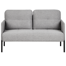 Sofa 2 Seater LAHTI Fabric Grey