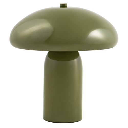Beliani Table Lamp SANYA Metal Dark Green