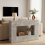 VidaXL vidaXL Console Table Concrete Grey 101 x 29 x 74 cm Engineered Wood 1