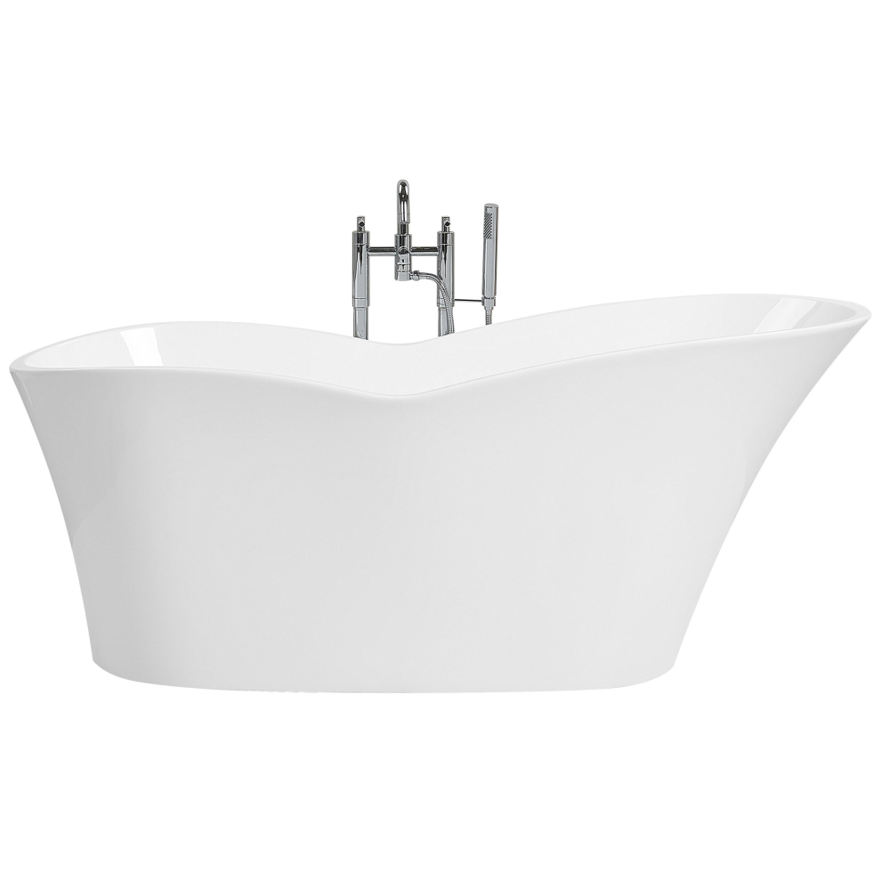 Beliani Freestanding Bathtub Dulcina 1700 X 800 Mm White