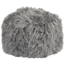 Pouffe TUKKI Faux Fur Grey