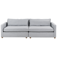 Sofa 3 Seater VINSTRA Fabric Grey